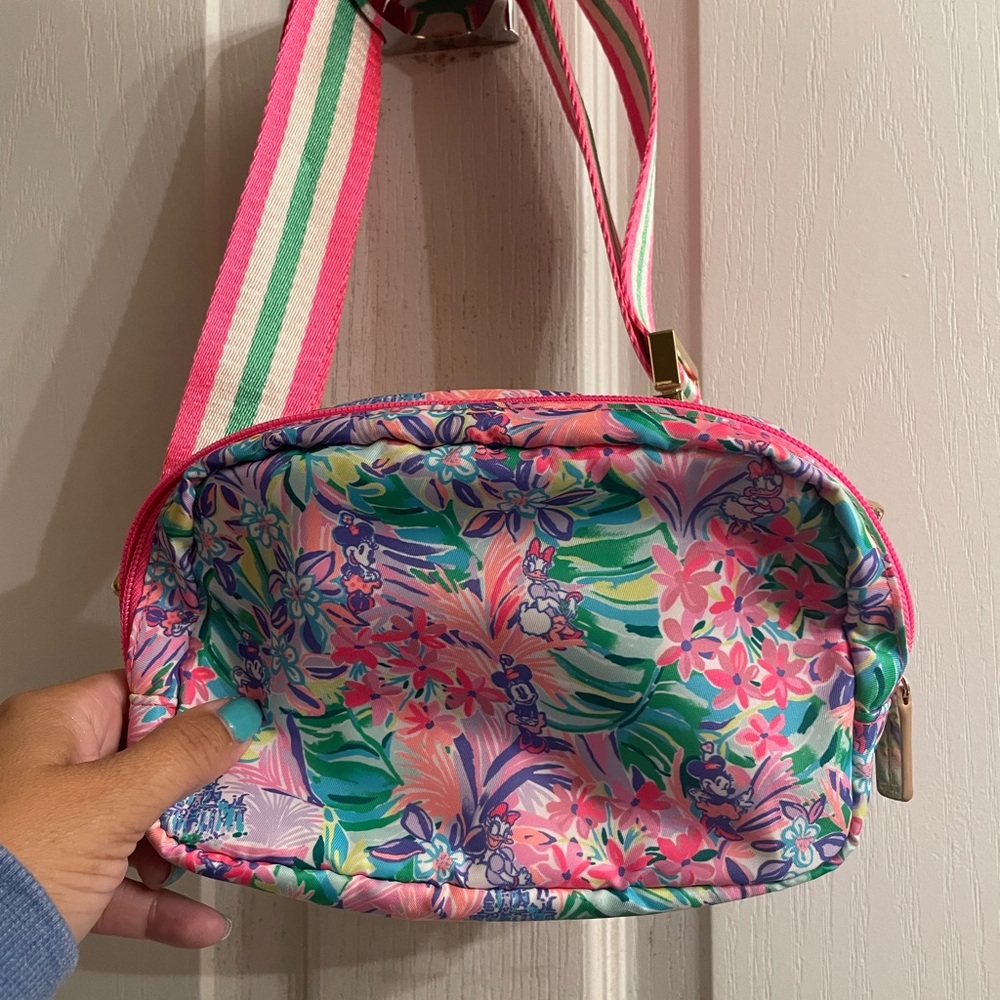 Lilly Pulitzer Tropical Floral Crossbody Bag